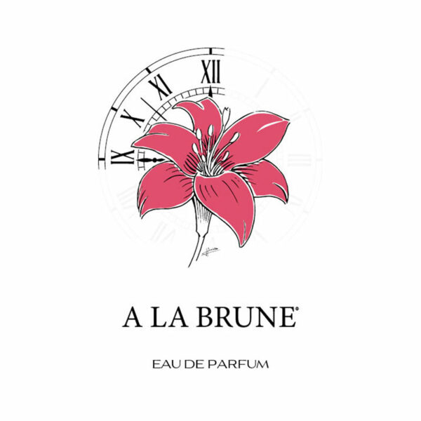 Illustration à la Brune, parfum de l'Horloge de Flore à Grasse