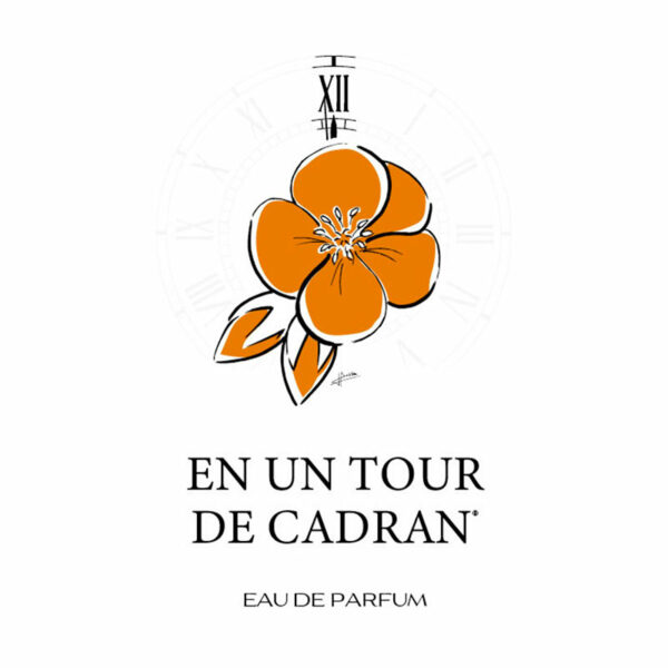 Parfum En Un Tour De Cadran de L'Horloge De Flore, illustration